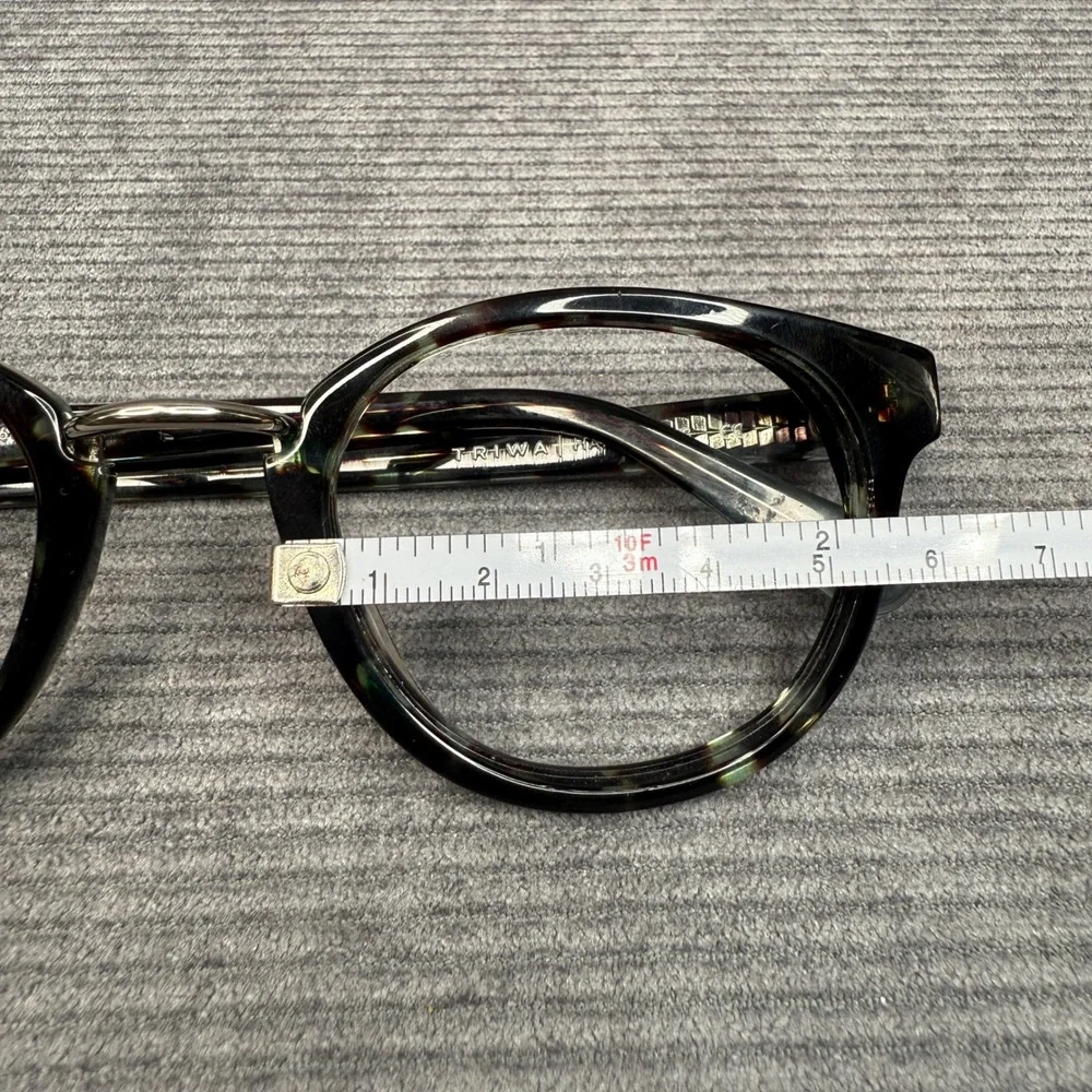Triwa Indigo Turtle Nicki 166 Handmade Y2k Eyeglasses Frames Stockholm Tortoise